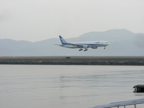 長崎・行きの飛行機
